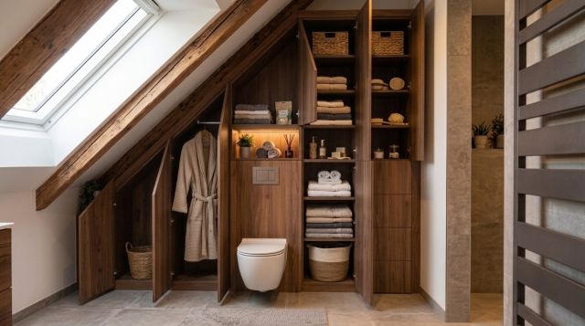 Einbauschrank Bad